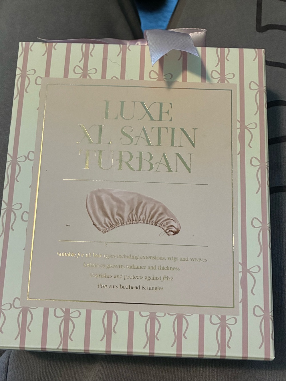 Luxe Satin Turban in Light Pink
